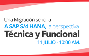 Webinar “Una migración sencilla a SAP S/4 HANA”