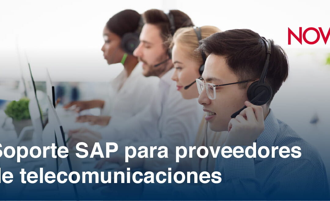 Soporte SAP para proveedores de telecomunicaciones