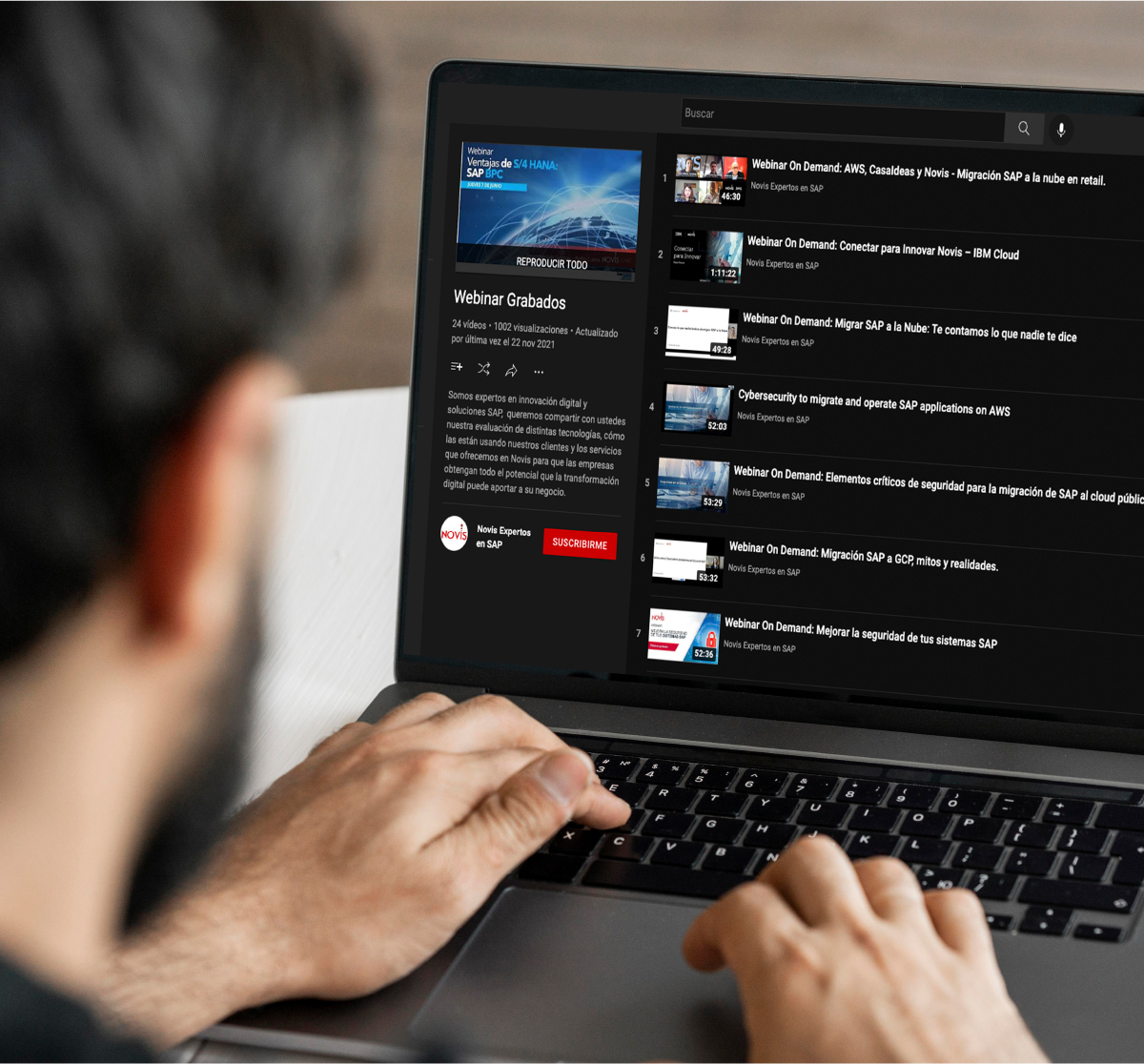 Conoce el canal YouTube de Novis: webinars SAP, casos clientes y más