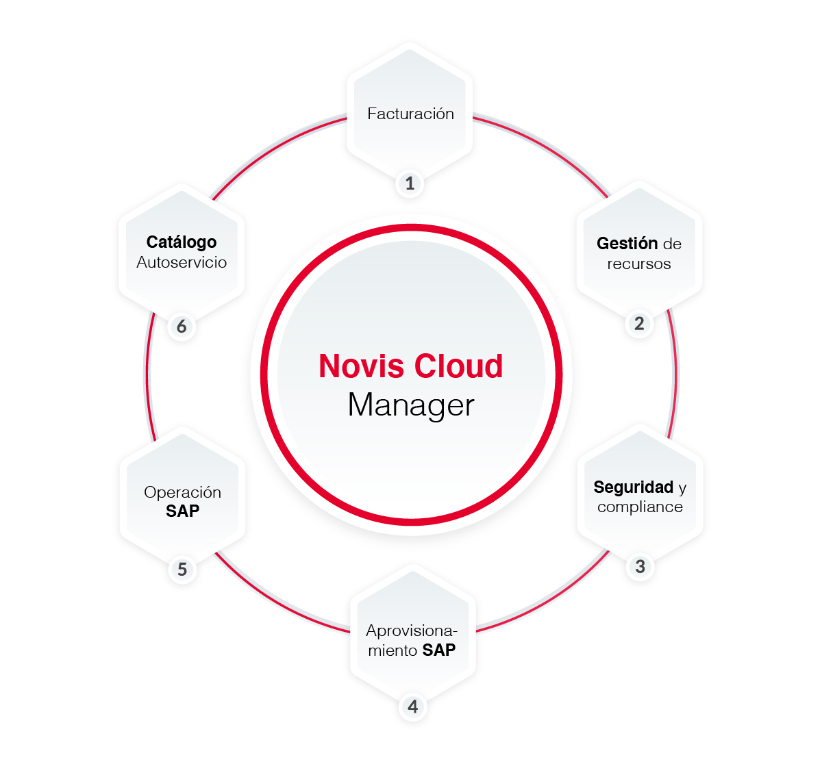 Funcionalidades de Novis Cloud Manager