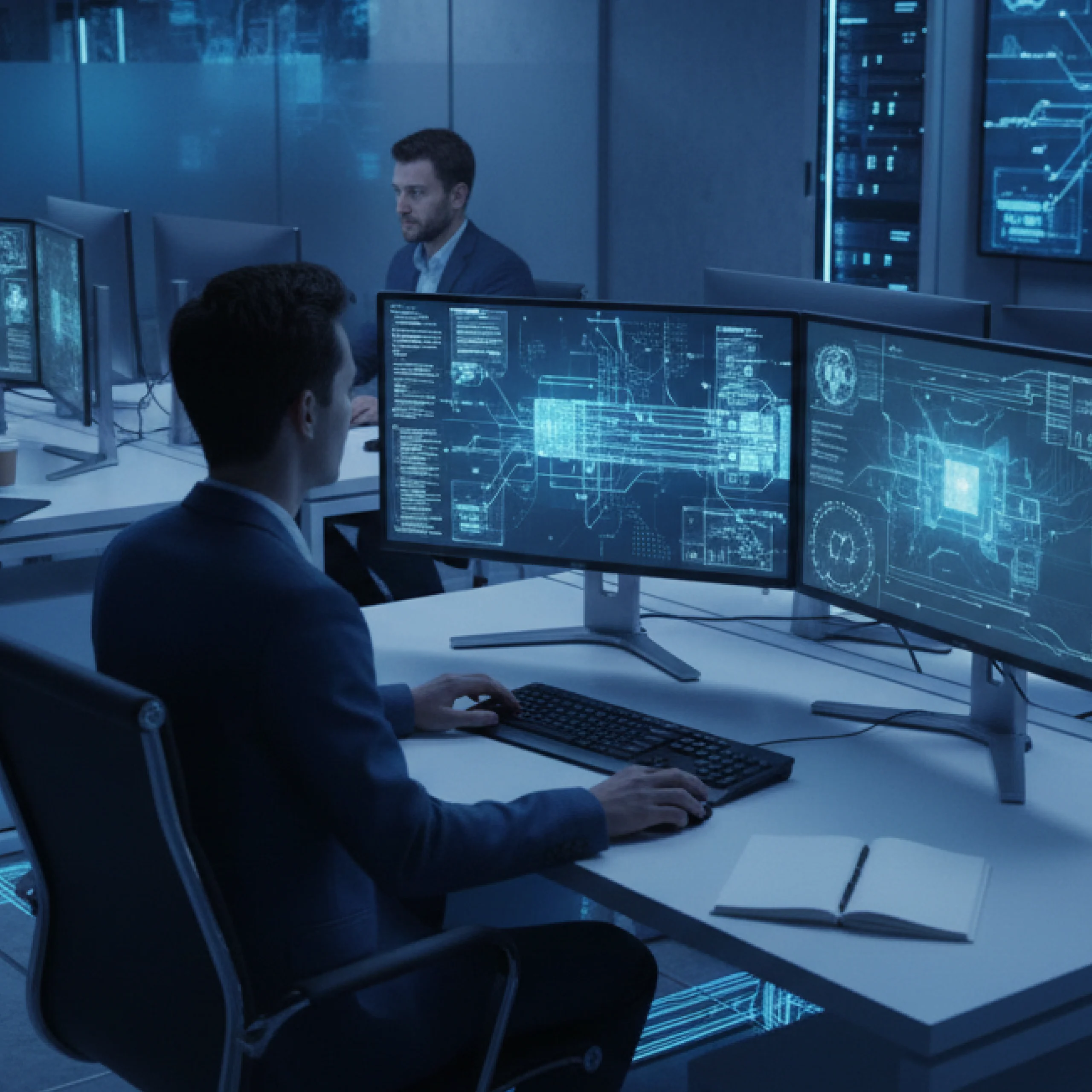 Hombre_viendo_computadora_google_cloud_platform_azure