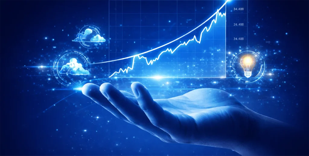 Mano-sosteniendo-gráficas