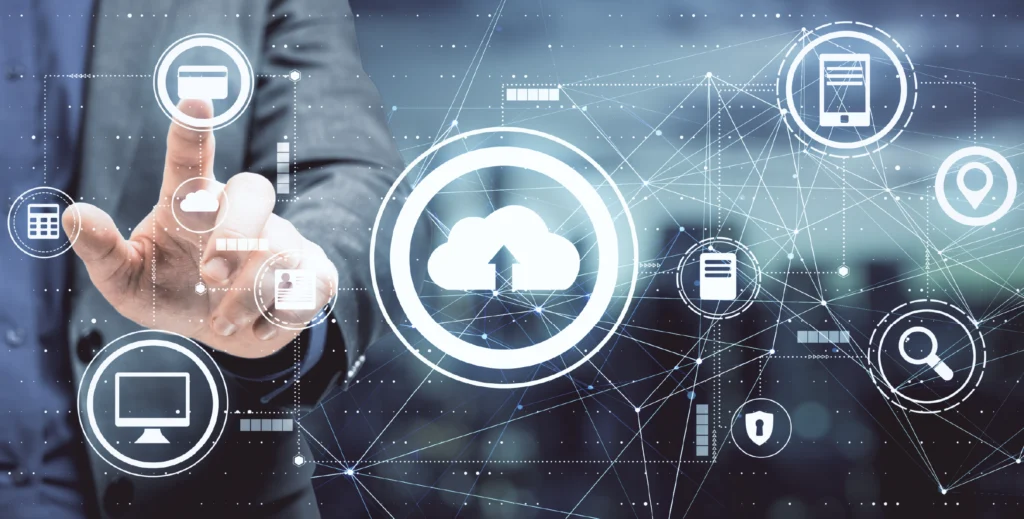 Dedo-tocando-ícono-de-carpeta