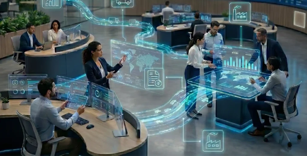 Equipo-de-personas-realizando-automatizaciones-con-IA