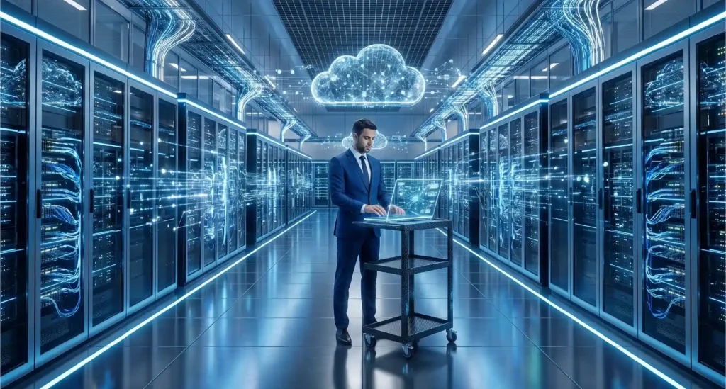 Hombre-trabajando-con-proveedores-de-servicios-en-la-nube